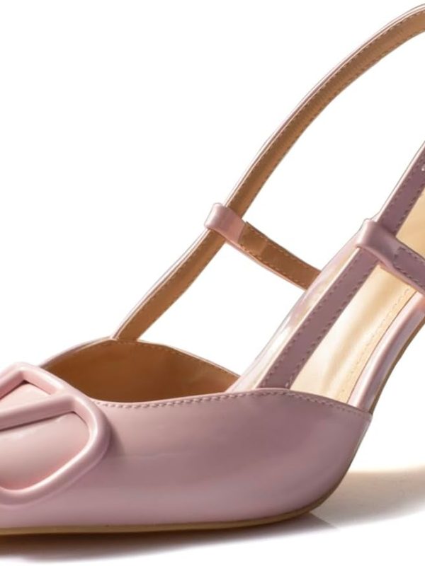 Women's Back Lace-Up Pointed-Toe High Heel Sandals