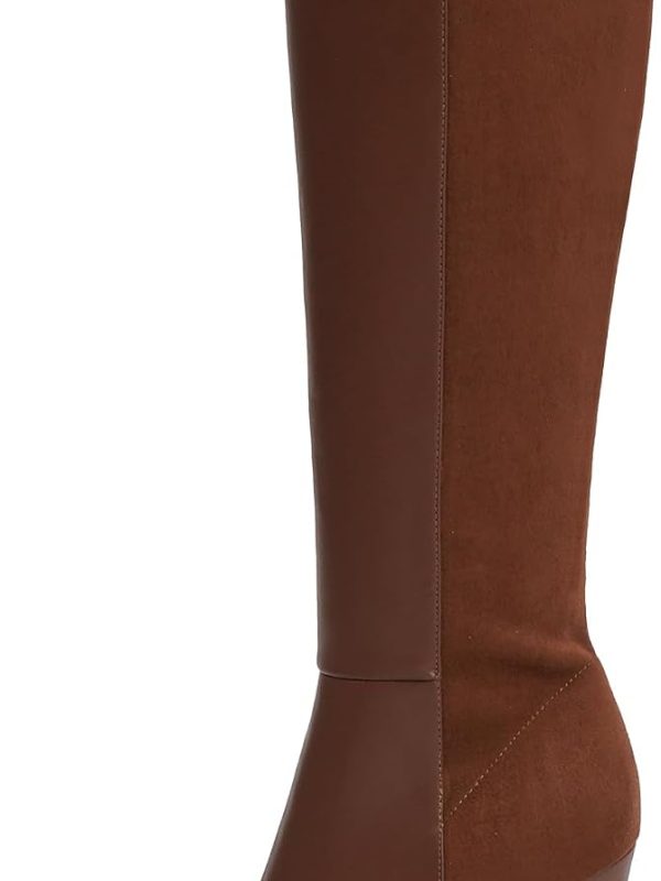 Women's Pointed-Toe Stiletto Knee High Boots