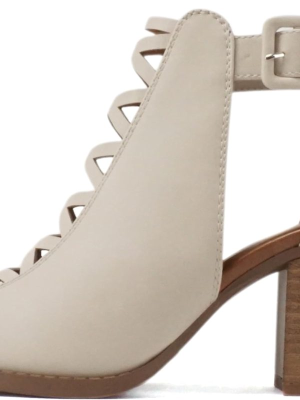 Women's Open-Toe Cross-Strap High Heel Ankle Strap Sandals