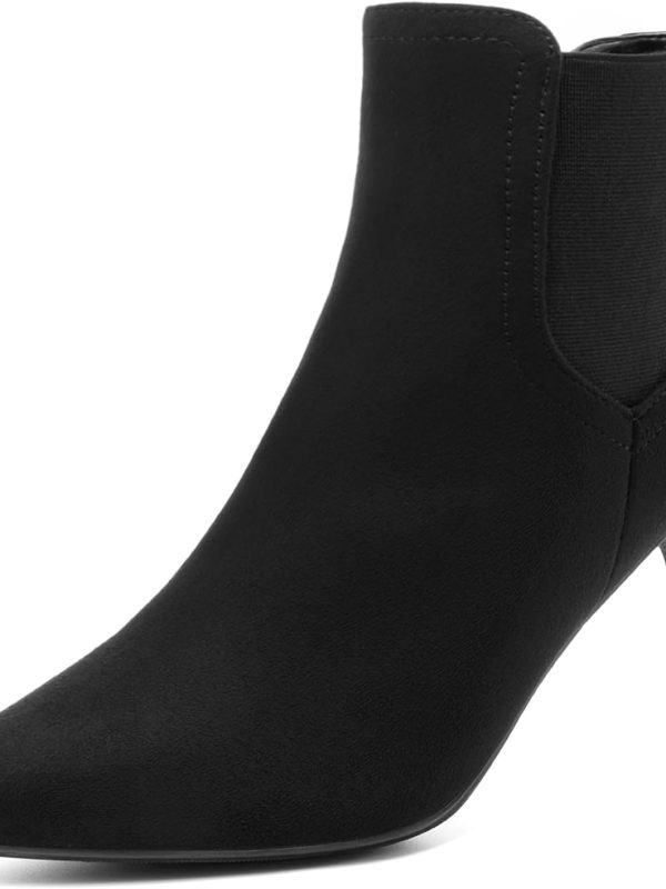 Women's Pointed-Toe Stiletto High Heel Ankle Boots
