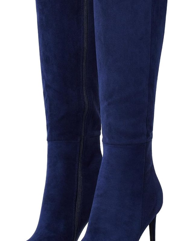 Women's Pointed-Toe High Heel Knee High Boots
